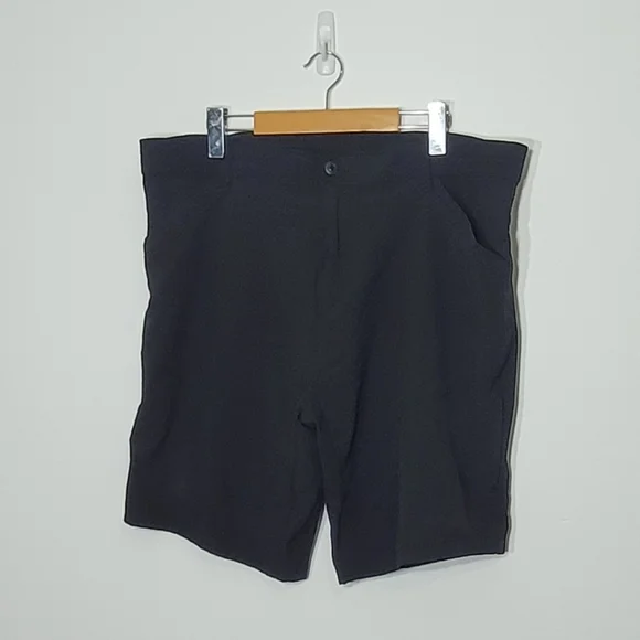 Burnside Black Men's Activewear Pockets Casual Belt Loop Shorts Size 36 - Picture 13 of 16